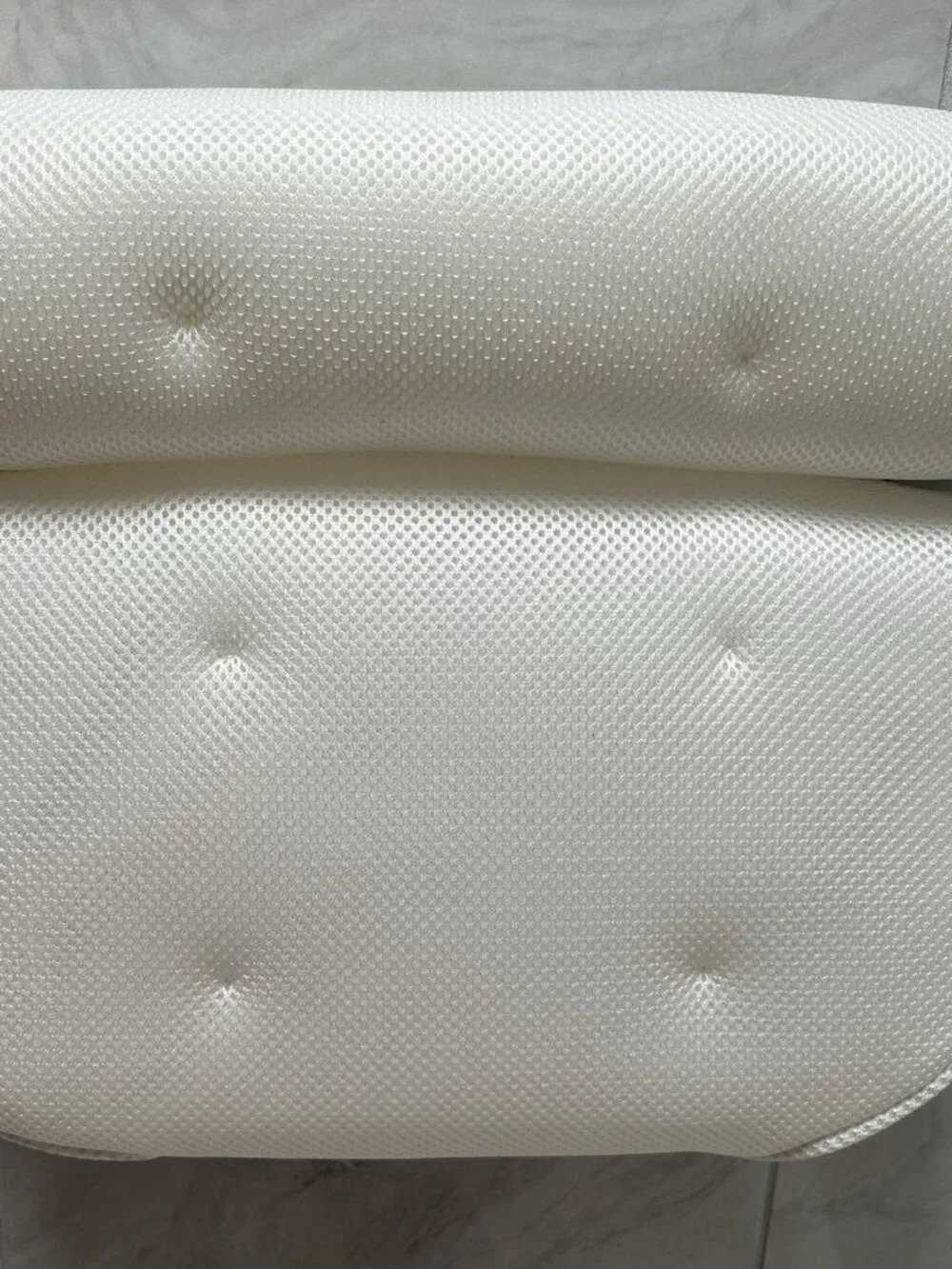 Basic Concepts Luxury Bath Pillow - White, 15x14x4 Inch